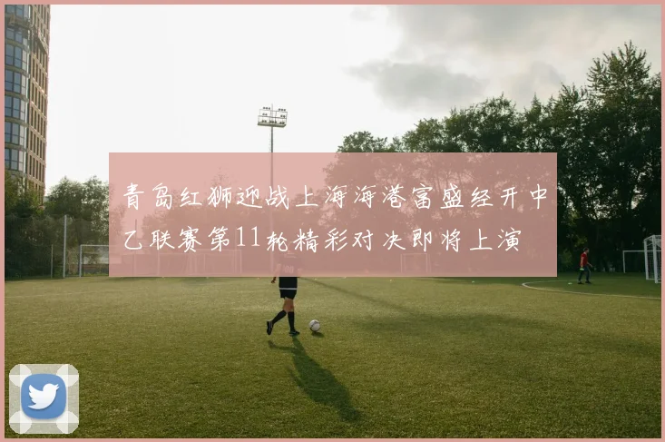 青岛红狮迎战上海海港富盛经开中乙联赛第11轮精彩对决即将上演